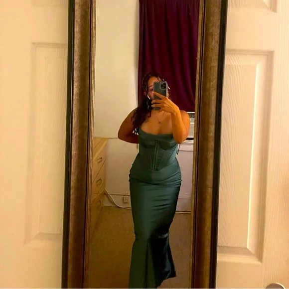 House of CB | Dresses | House Of Cb Dress Sageolive Green | Poshmark